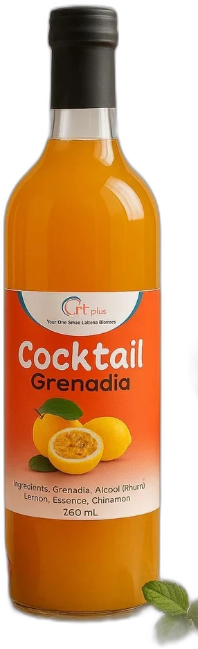 GR Plus Passion Fruit Cocktail bottle, coming soon