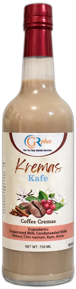 GR Plus Coffee Cremas bottle, coming soon